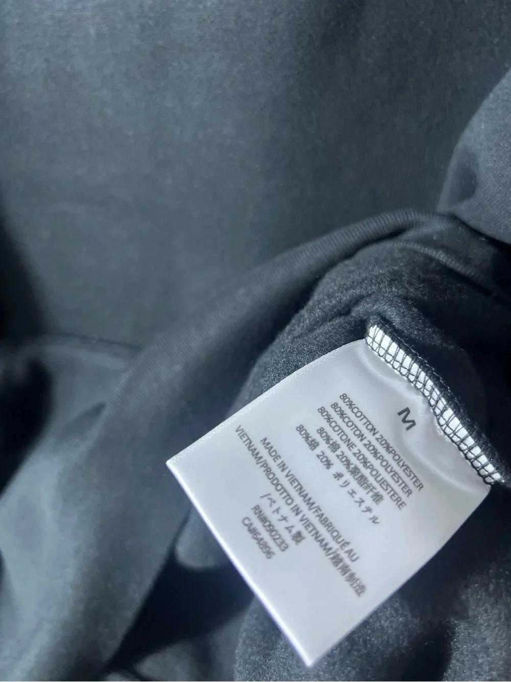 Fear of God ESSENTIALS Black Back-Logo Hoodie